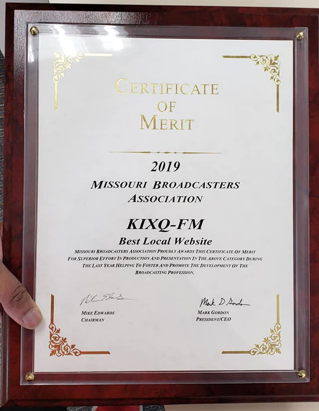 2019 KIX Website Award