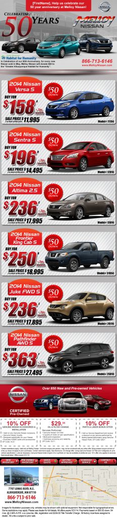 Melloy Nissan email